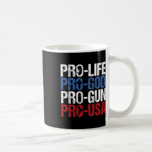 Pro Leben Gott Waffe USA konservativ Republikaner Kaffeetasse