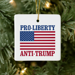 Pro-Liberale Anti-Trump - Anti-Trump - Keramikornament