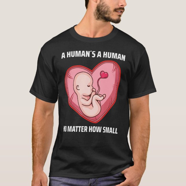 Pro Life Anti Abortion Choose Life 5 T-Shirt (Vorderseite)