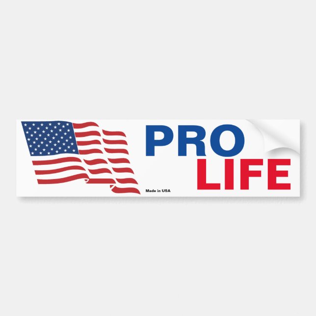 Pro Life Autoaufkleber (Vorne)