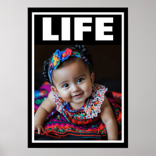 Pro-Life-Baby Schönes Spanisches Mädchen Poster