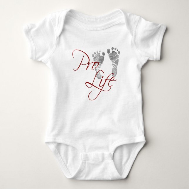 Pro Life Baby Strampler (Vorderseite)