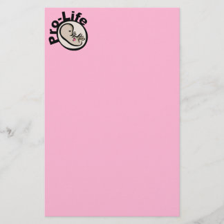 Pro-Life-Fetus-Design Briefpapier