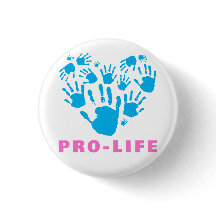 Pro-Life-Handabdruck-Herz – Wert des Lebens bewuss