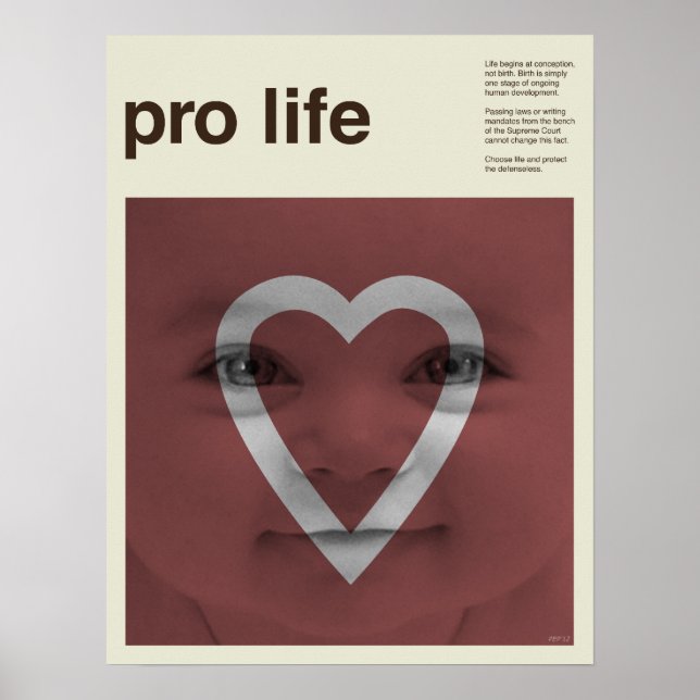Pro Life Poster (Vorne)