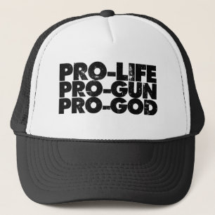 Pro-life Pro-gun Pro-god Truckerkappe