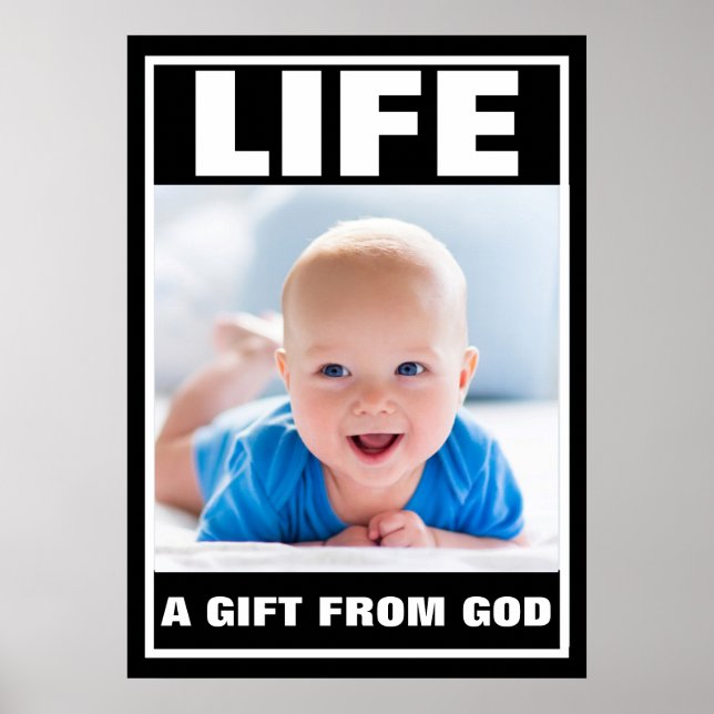 PRO-LIFE SMILING BABY BOY LEBEN POSTER (Vorne)