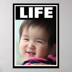 PRO-LIFE-SMILING BABY MÄDCHEN SÄUGLING LEBEN POSTER