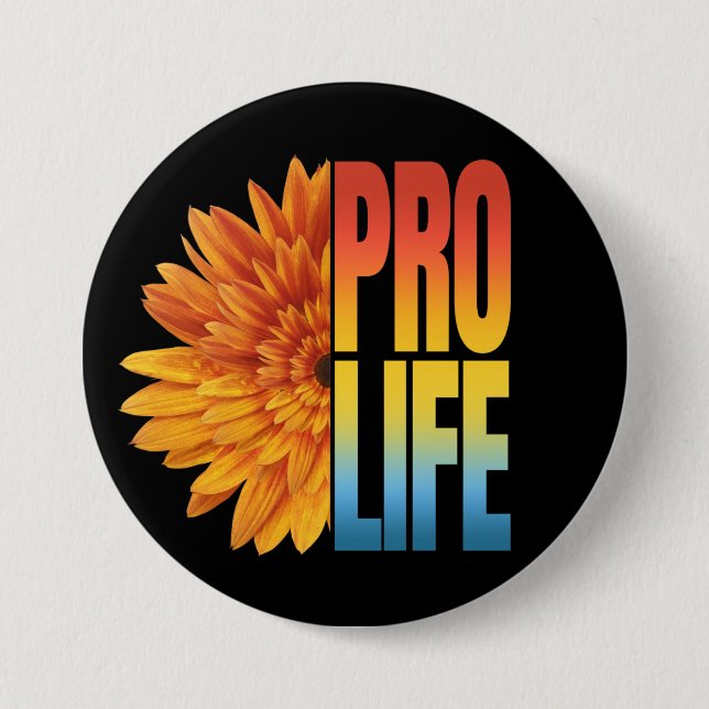 PRO LIFE SUNFLOWER BUTTON (Vorderseite)