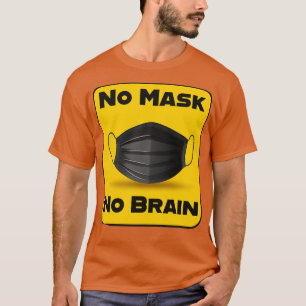 Pro Maske tragen Gesicht Maske soziale Distanz T-Shirt