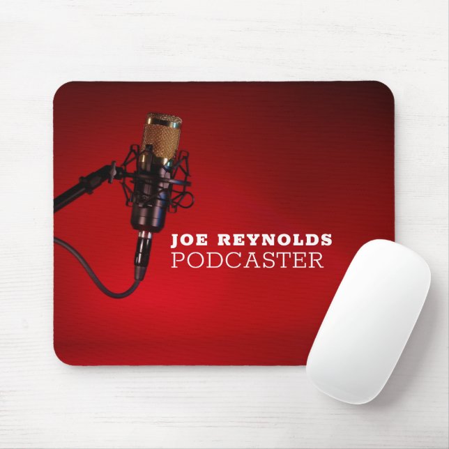 Pro Mikrofon, Podcaster, Podcast Mousepad (Mit Mouse)