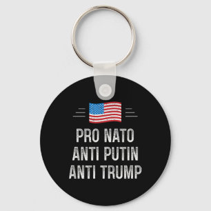 Pro Nato - Anti Putin - Anti Trump - Retro Stil - Schlüsselanhänger
