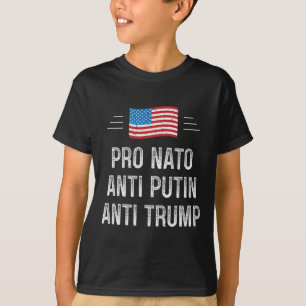 Pro Nato - Anti Putin - Anti Trump - Retro Stil - T-Shirt