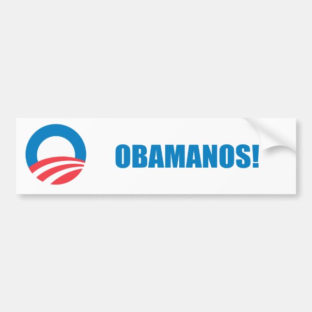 Pro-Obama - OBAMANOS (2) Autoaufkleber (Vorne)