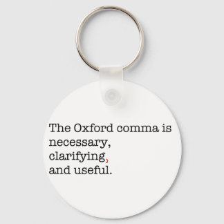 Pro-Oxford Comma Schlüsselanhänger