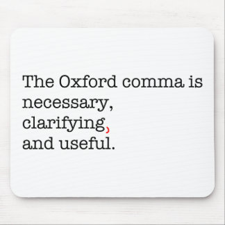 Pro-Oxford Komma Mousepad