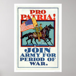 Pro Patria! Mitglied der Armee (US02096A) Poster
