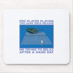 Pro Player, der dieses Spiel spielt Mousepad