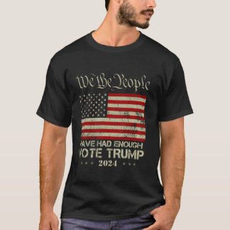 Pro republikanische Stimme Trump 2024 Wir, die Men T-Shirt