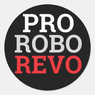 PRO ROBO REVO RUNDER AUFKLEBER