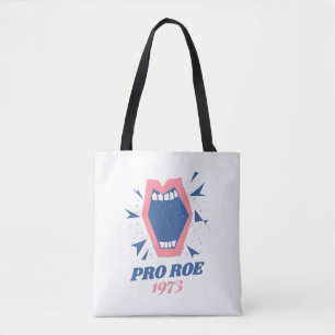 Pro Roe 1973 Illustration women rights roe v wade Tasche