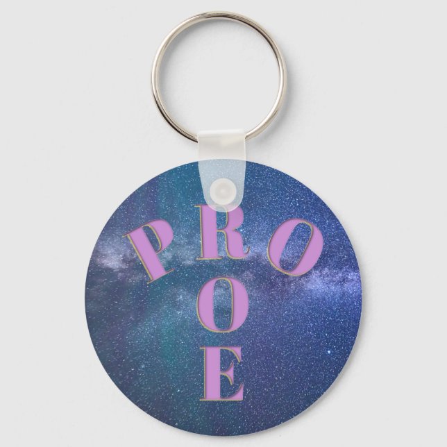 Pro Roe Schlüsselanhänger 100% Gewinne 2 Geplante  (Vorderseite)