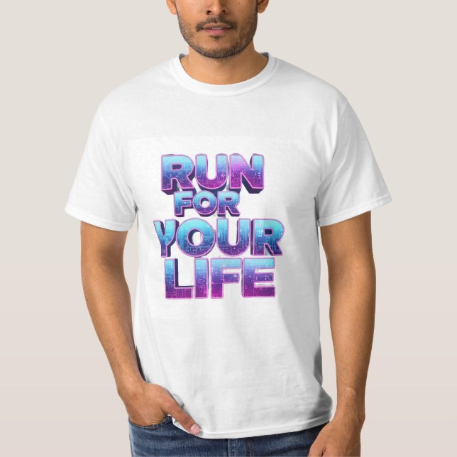Pro Running Motivation T-Shirt (Vorderseite)