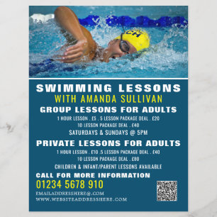 Pro Schwimmer, Schwimmer, Flyer für Werbespots