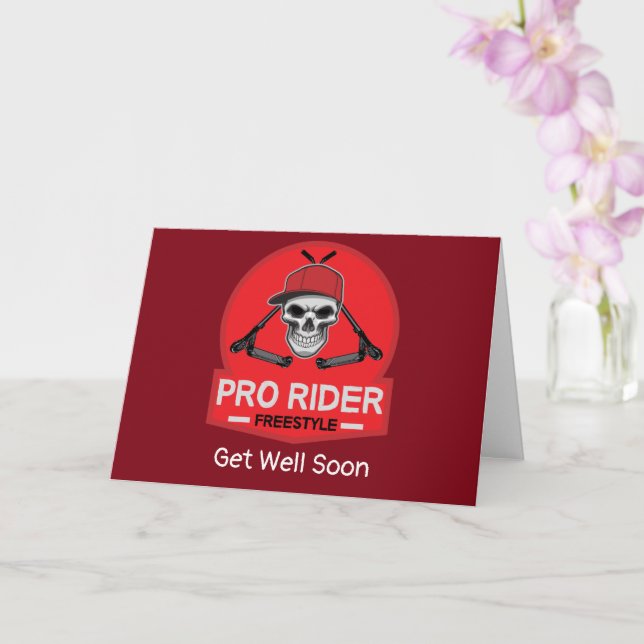 Pro Scooter Free Ricks Tricks Card Karte (Orchidee)