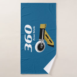 Pro Scooter Free Rider Tricks Badehandtuch