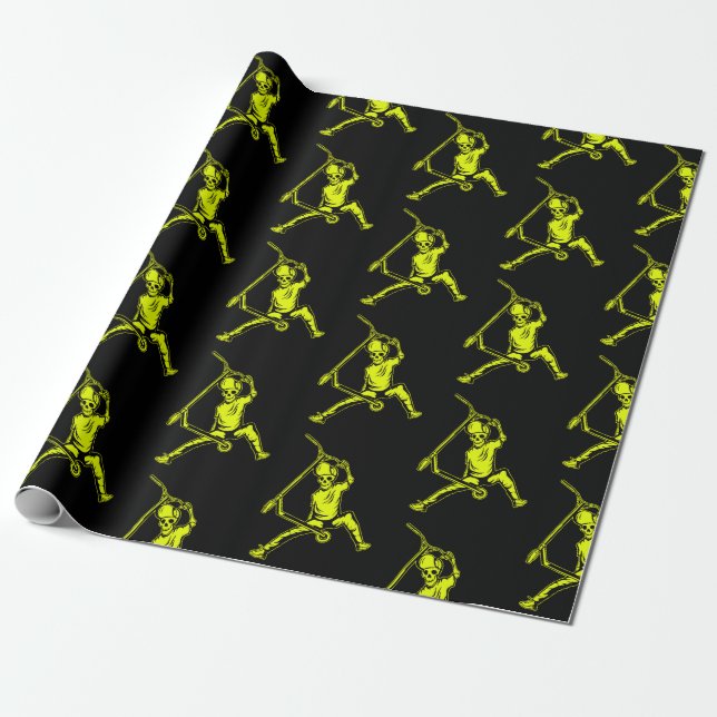 Pro Scooter Free Rider Tricks Geschenkpapier (Ungerollt)