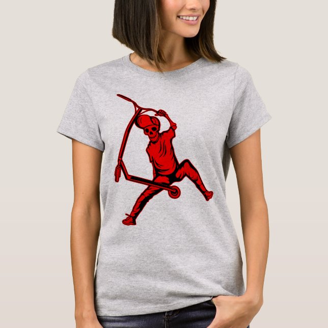 Pro Scooter Free Rider Tricks T-Shirt (Vorderseite)