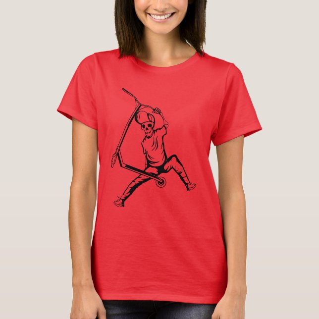 Pro Scooter Free Rider Tricks T-Shirt (Vorderseite)