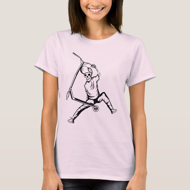 Pro Scooter Free Rider Tricks T-Shirt (Vorderseite)