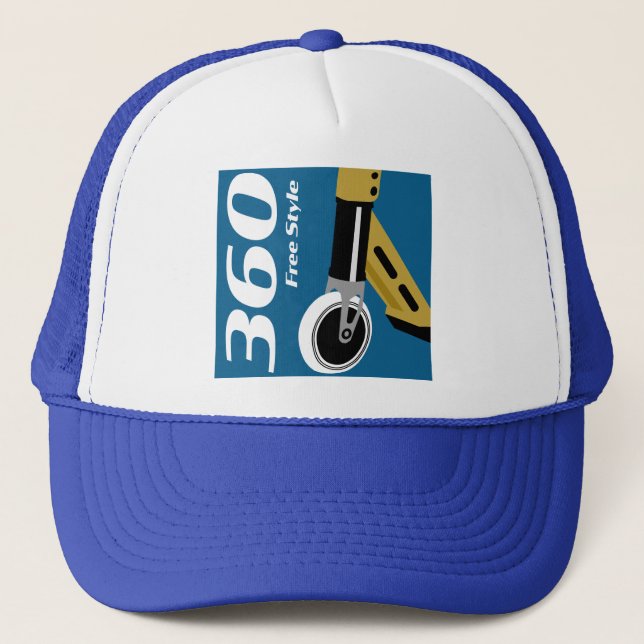 Pro Scooter Free Rider Tricks Truckerkappe (Vorderseite)