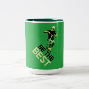 Pro Scooter Free Rider Tricks Zwei-Tone-Kaffee-Tas Zweifarbige Tasse