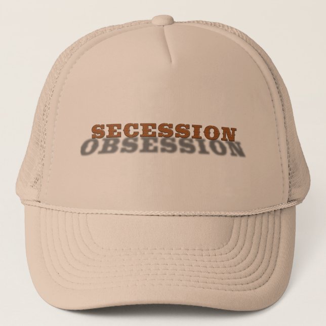 Pro Texas Secession - Sezession Obsession Truckerkappe (Vorderseite)