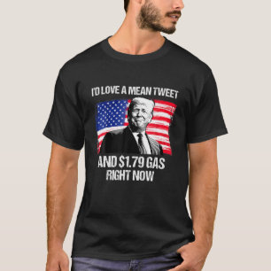 Pro Trump - Amerikanische Flagge Gemein Tweet und  T-Shirt