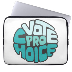 Pro-Wahl-Wortkunst Laptopschutzhülle