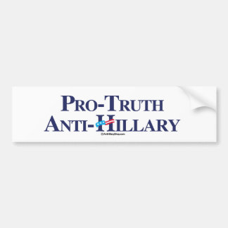 Pro-Wahrheit Anti-Hillary - Anti-Hillary - .png Autoaufkleber