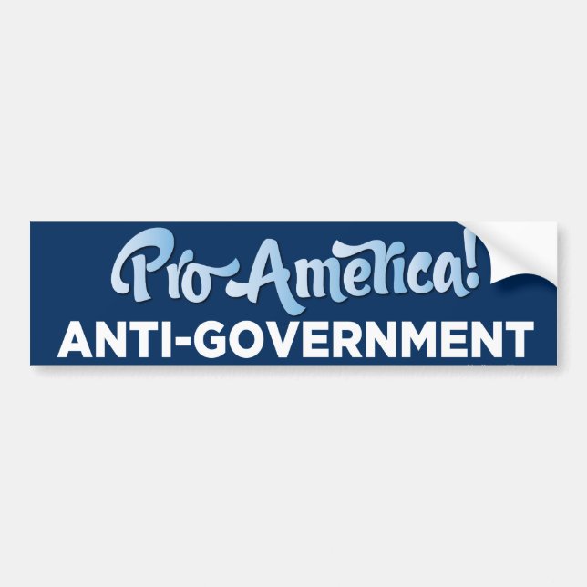 Proamerika! Autoaufkleber (Vorne)
