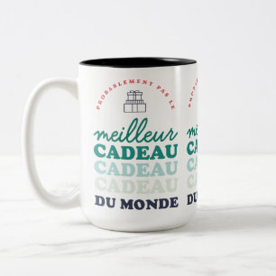 Probablement pas le meilleur cadeau du monde zweifarbige tasse
