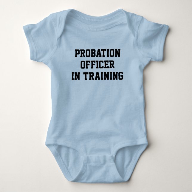 Probation Officer In Training Funny Parole Officer Baby Strampler (Vorderseite)