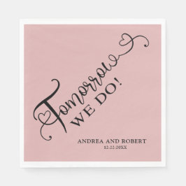 Probe Abendessen Morgen Hochzeit Serviette