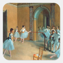 Probe am Foyer der Oper La Rue Quadratischer Aufkleber