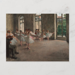 Probe des Balletts von Edgar Degas Postcard Postkarte