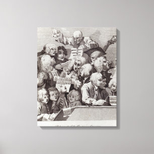 Probe des Oratorio von Judith, 1734 Leinwanddruck