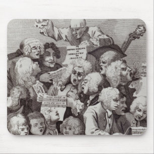 Probe des Oratorio von Judith, 1734 Mousepad