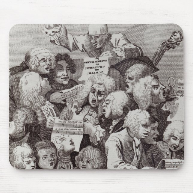 Probe des Oratorio von Judith, 1734 Mousepad (Vorne)