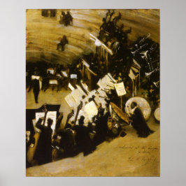 Probe des Pasdeloup Orchestra durch JS Sargent Poster